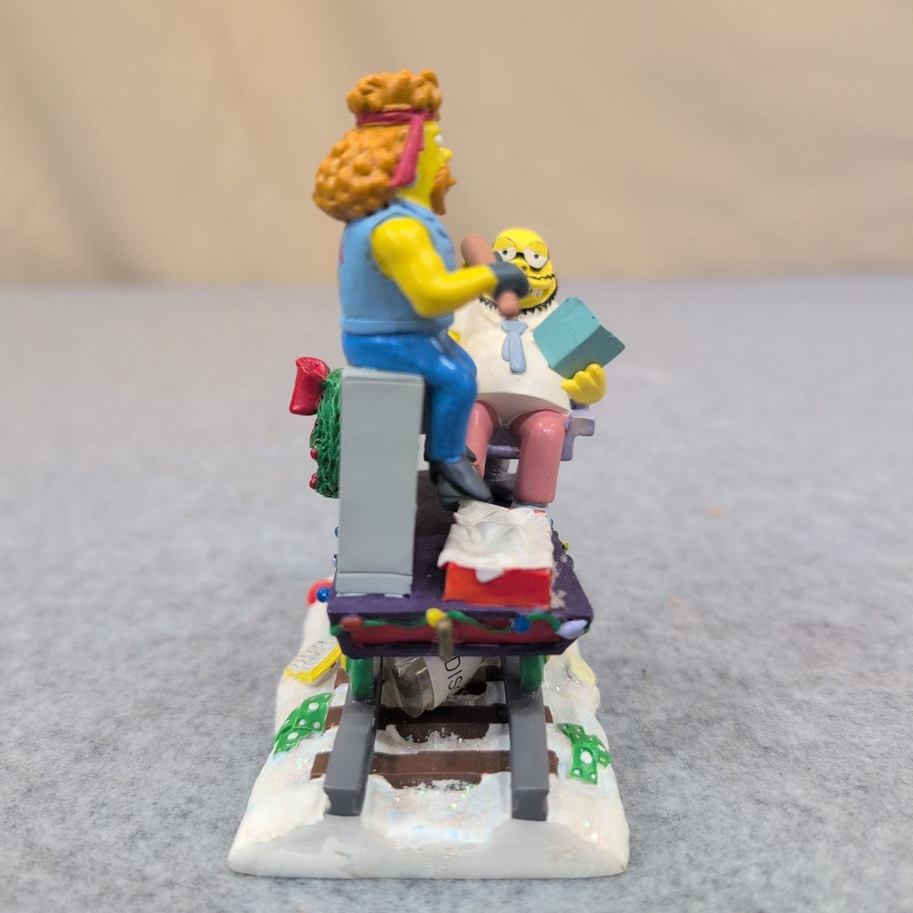The Simpsons Holiday Therapy Christmas Express Figurine Meathook Dr Monroe 0101 - Picture 2 of 5